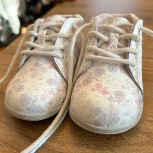 Stride Rite Floral Leather Boots